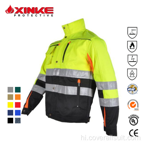 गर्म बिक्री लौ retardant वेल्डर जैकेट के लिए workwear है